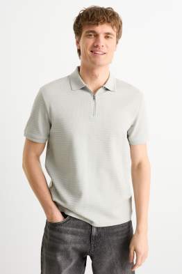 Polo - regular fit - côtelé