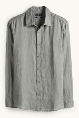 Chemise de lin - regular fit - col kent