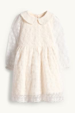 Baby-Kleid - Broderie Anglaise - festlich