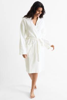 Bademantel - strukturiert