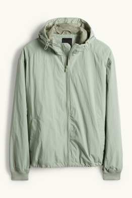 Jacket with hood - water-repellent