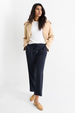 Stoffhose - Mid Waist - Tapered Fit