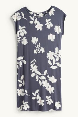 Viskose-Nachthemd - geblümt