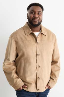 Kurtka - imitacja skóry welurowej