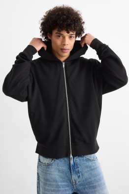 Zip-through hoodie
