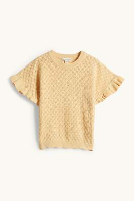 Kurzarmshirt - strukturiert