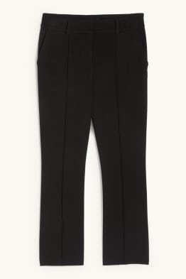 Pantalon en toile - mid waist - flared