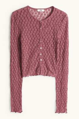 Crop Langarmshirt - Slim Fit