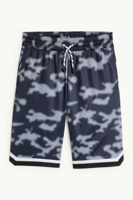 Funktions-Shorts - gemustert