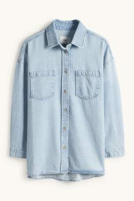 Blusa camisera vaquera