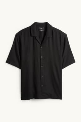 Chemise-blouse en lin - Relaxed Fit - col à revers