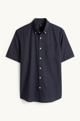 Shirt - regular fit - button-down collar