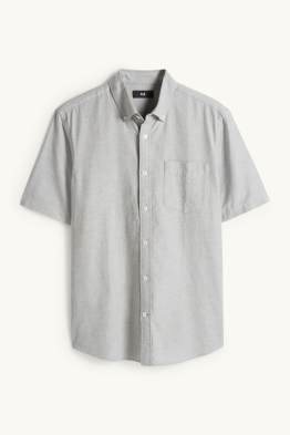 Shirt - regular fit - button-down collar