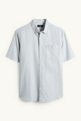 Shirt - regular fit - button-down collar