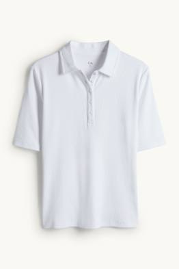 Poloshirt - Regular Fit - gerippt