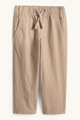 Pantalon avec teneur en lin