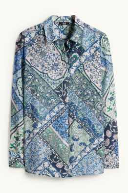 Hemdblouse - met patroon