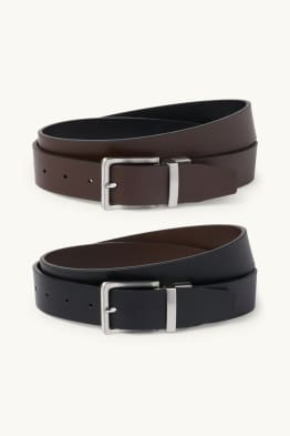 Cintura reversibile - similpelle