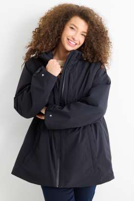 Jacke mit Kapuze - gefüttert - wasserabweisend