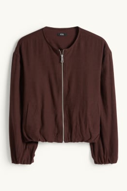 Blouson s lněným podílem
