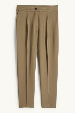 Pantalons de tela - high waist - tapered fit