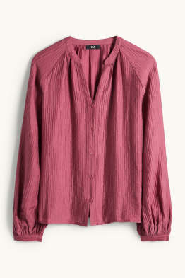 Blusa con escote en pico