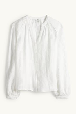 Blusa con escote en pico