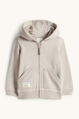 Taxi - hanorac cu fermoar bebeluși, cu glugă