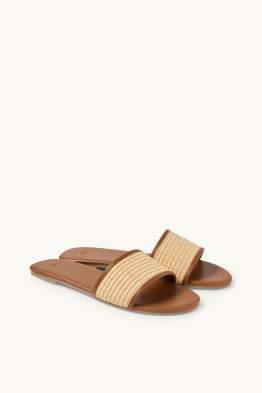 Pantofle - lýkový design - imitace kůže