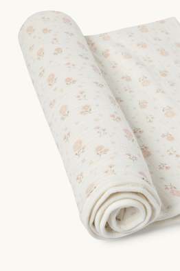 Blümchen - Baby-Decke - 100 x 80 cm