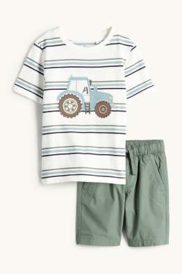 Tractor - set - T-shirt en short - 2-delig
