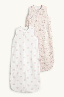 Confezione da 2 - fragola - sacco nanna neonati - 6-18 mesi