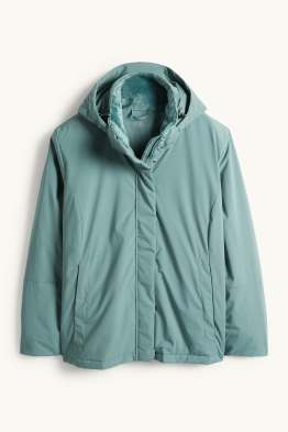 Jacke mit Kapuze - gefüttert - wasserabweisend