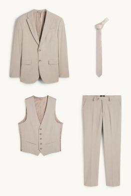 Vestit amb corbata - regular fit - elàstic - 4 peces