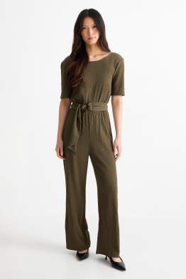 Mono con cinturón - con textura