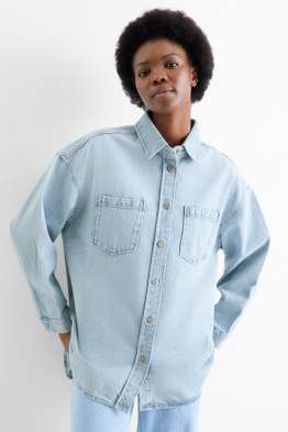 Blusa camisera vaquera