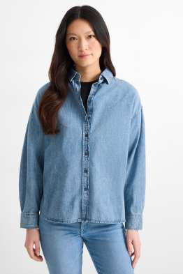 Jeans-Hemdbluse