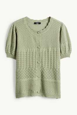 Strickjacke - strukturiert