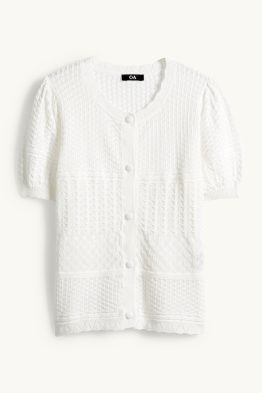 Strickjacke - strukturiert