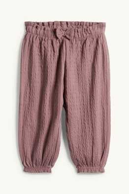 Pantaloni sportivi per neonati - tessuto tramato