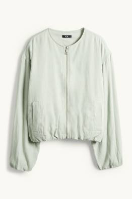 Blouson s lněným podílem