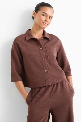 Hemdbluse - strukturiert