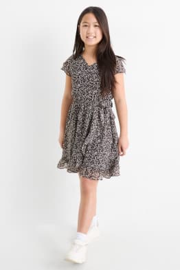 Blume - Kleid - Glanz-Effekt