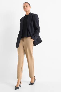 Stoffhose - Mid Waist - Slim Fit