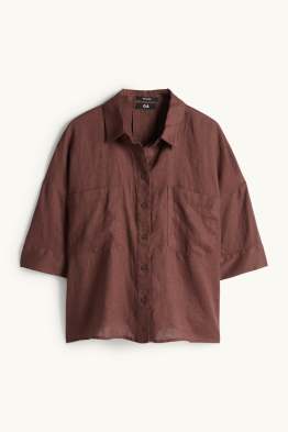 Linen shirt blouse