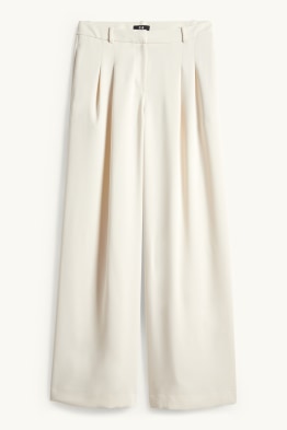 Business-Hose - Mid Waist - Straight Leg