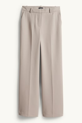 Business-Hose - Mid Waist - Wide Leg