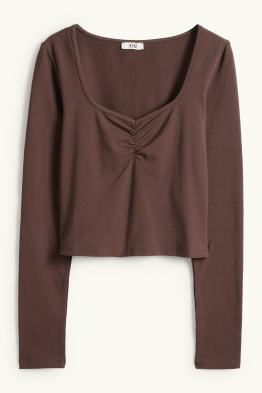 Korte longsleeve - slim fit