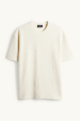 T-shirt - relaxed fit - textured