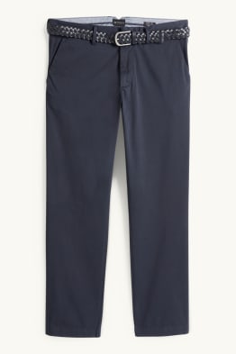 Kalhoty chino s páskem